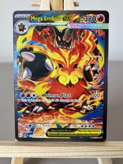 Mega Emboar EX SIR 273/217 Ascended Heroes NM/M Pokemon TCG - Image 1