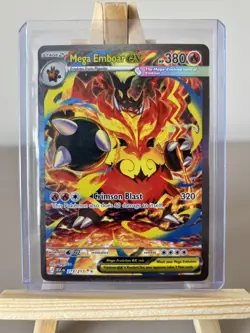 Mega Emboar EX SIR 273/217 Ascended Heroes NM/M Pokemon TCG - Image 3