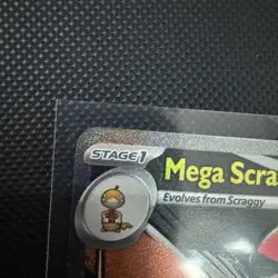 Pokemon TCG Mega Scrafty Ex 270/217 MAR Ascended Heros NM - Image 5