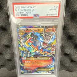 The Pokemon Company M Charizard EX 12/83 Generations Full Art Holo EN PSA 8 - Image 1