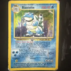 Blastoise - 2/102 - 1999 Base Set WOTC - Holo Rare - HP/DMG - Pokemon TCG - Image 1