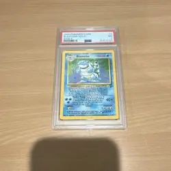 Pokemon TCG Blastoise 2/130 Base Set 2 Holo Rare English 2000 PSA 7 - Image 1