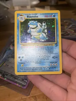 Wizards of the Coast Pokemon TCG Blastoise 2/130 Base Set 2 Holo Rare 100 HP - Image 1