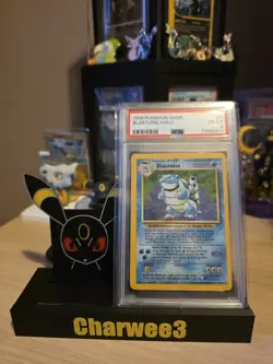 Pokemon TCG Blastoise Holo Card Base Set 2/102 PSA Graded 4 - Image 2
