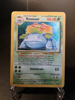Pokemon TCG Base Set Holo Venusaur Blastoise Alakazam 15/102 2/102 1/102 1999 EN - Image 1
