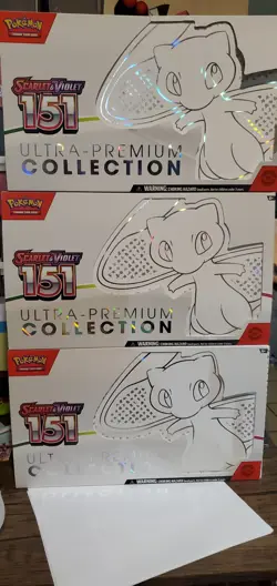 Pokemon 151 3xUPC 4x Etb 4x Booster Bundle EMPTY BOX's ONLY For Display Or Decor - Image 1