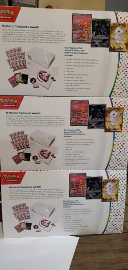 Pokemon 151 3xUPC 4x Etb 4x Booster Bundle EMPTY BOX's ONLY For Display Or Decor - Image 2
