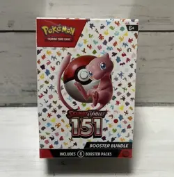 Pokemon TCG Scarlet & Violet—151 Booster Bundle Box 6 Packs M151 (2023) - Image 1