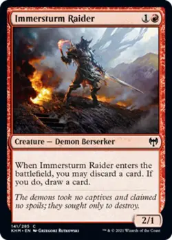 Immersturm Raider - Kaldheim #141/285 MTG Magic The Gathering - Image 1