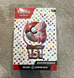 Pokemon TCG Scarlet & Violet 151 Booster Bundle Box 6 Booster Packs - Image 1