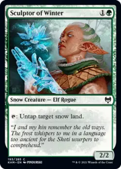 Sculptor of Winter - Kaldheim #193/285 MTG Magic The Gathering - Image 1