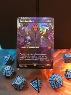 MTG Dark Confidant (Borderless) (Foil) - FINAL FANTASY - #0334 Magic FFXIV - Image 1