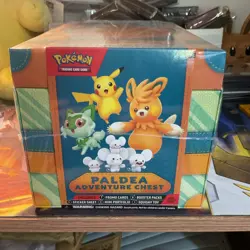 2024 Pokemon Scarlet & Violet Paldea Adventure Chest Collection Box Sealed - Image 1
