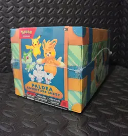 POKEMON TCG PALDEA Adventure Chest Factory Sealed Box-6 Packs,7 Foil Promos+++ - Image 1