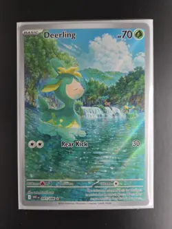 Pokemon TCG Deerling 091/086 Illustration Rare SV10.5: White Flare English M/NM - Image 1