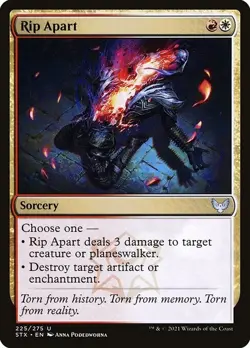 Rip Apart 1x MtG Strixhaven: School of Mages SP/NM - Image 1