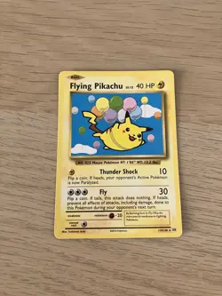 Pokemon TCG Flying Pikachu Evolutions Card 110/108 Secret Rare - Image 1