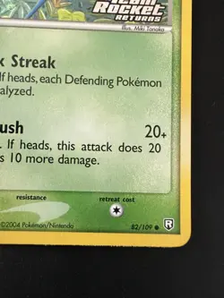 Pokemon TCG Team Rocket Returns Zubat 82/109 Stamped Reverse Holo Near Mint / LP - Image 2