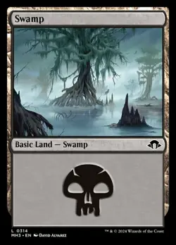 Swamp (0314) - Foil - Modern Horizons 3 #0314 MTG Magic The Gathering - Image 1
