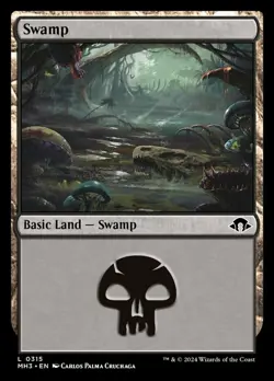 Swamp (0315) - Foil - Modern Horizons 3 #0315 MTG Magic The Gathering - Image 1