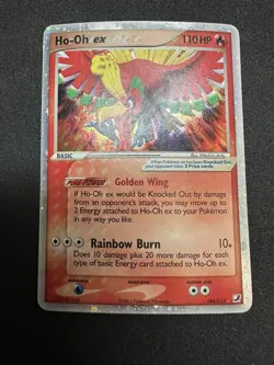 Pokemon TCG Unseen Forces Ho-Oh EX Holo Ultra Rare Card 104/115 Vintage - Image 1