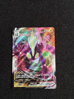 Pokemon TCG Toxtricity VMAX Rebel Clash 071/192 Holo Ultra Rare - Image 1