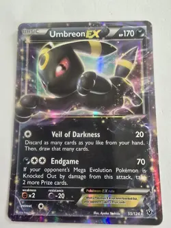 Pokemon Umbreon EX TCG Ultra Rare Holo Card 55/124 Fates Collide - Image 1