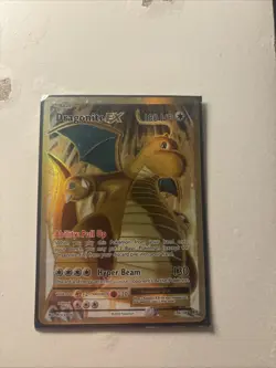Pokemon TCG Dragonite EX Full Art Ultra Rare Holo Card Evolutions 106/108 XY - Image 1