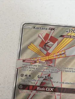 Pokemon TCG Kartana GX Crimson Invasion 106/111 Holo Full Art Ultra Rare - Image 2