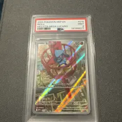 RIOLU 010 PSA 9 MEGA EVOLUTION ELITE TRAINER BOX PROMO POKEMON ENGLISH - Image 1
