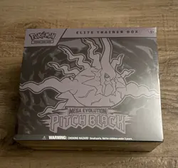 Pokemon Mega Evolution—Pitch Black Elite Trainer Box Kit 9 Packs English Zygarde - Image 1