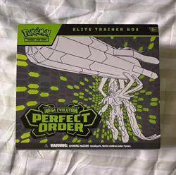 Pokemon TCG Elite Trainer Box Mega Evolution Perfect Order English - Image 1