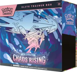 Pokemon Mega Evolution: Chaos Rising Elite Trainer Box (Presell) English Factory - Image 1