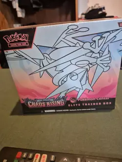 Pokemon Center Mega Evolution—Chaos Rising Elite Trainer Box English 111 Cards - Image 1