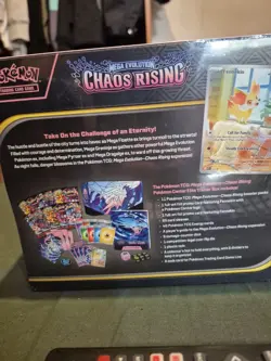 Pokemon Center Mega Evolution—Chaos Rising Elite Trainer Box English 111 Cards - Image 2