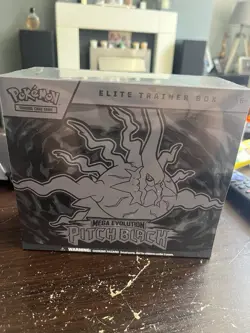 Pokemon TCG Elite Trainer Box Mega Evolution—Pitch Black 65 Cards English 2025 - Image 1