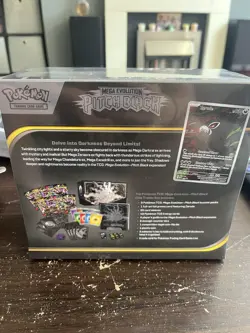 Pokemon TCG Elite Trainer Box Mega Evolution—Pitch Black 65 Cards English 2025 - Image 3