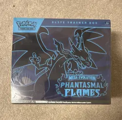 Pokemon TCG Mega Evolution—Phantasmal Flames Elite Trainer Box Charizard English - Image 1