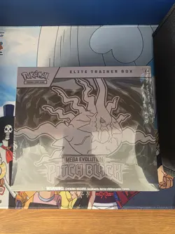 Pokemon TCG Mega Evolution Pitch Black Elite Trainer Box Kit English - Image 1