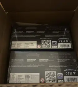 2X Pokemon Center Mega Evolution: Pitch Black Elite Trainer Box English 2025 - Image 1