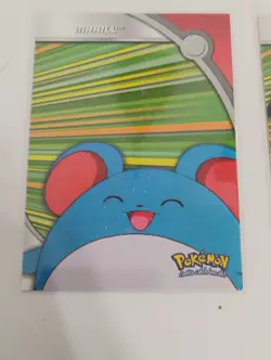 Pokemon 2000 Topps TV Animation Series 3 Marill/Brock/Lapras Non Holo Cards - Image 3