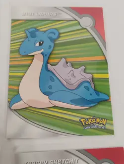 Pokemon 2000 Topps TV Animation Series 3 Marill/Brock/Lapras Non Holo Cards - Image 4