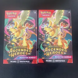 Pokemon TCG 2X Ascended Heroes Booster Bundles New & Sealed! 🔥 ✅ - Image 1
