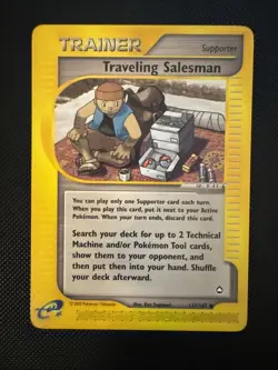 Traveling Salesman 137/147 Aquapolis Pokemon Near Mint S547 - Image 1
