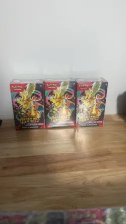 3x SEALED Pokemon TCG - Ascended Heroes Booster Bundle - Image 1