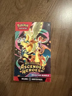 Pokemon TCG Mega Evolution Ascended Heroes Booster Bundle Sealed,Tear in Plastic - Image 1