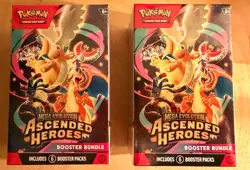 2 SEALED ASCENDED HEROES Booster Bundles Pokemon TCG - Image 1