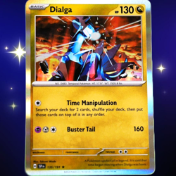 Dialga - Rare Holo - Pokemon TCG Scarlet & Violet Surging Sparks #135/191 - Image 1