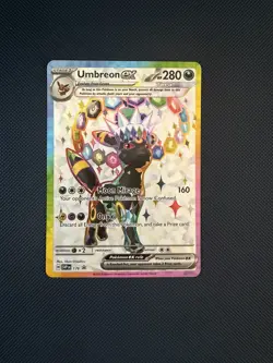Pokemon TCG Prismatic Evolutions Umbreon SVP 176 Black Star Promo - Image 1