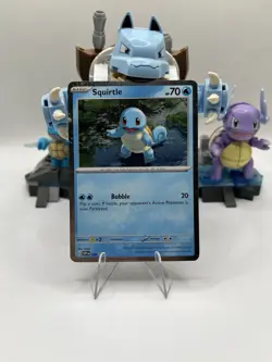 Pokemon TCG Squirtle 048 Sv: Scarlet & Violet Promo Cosmos Holo English 2023 - Image 3